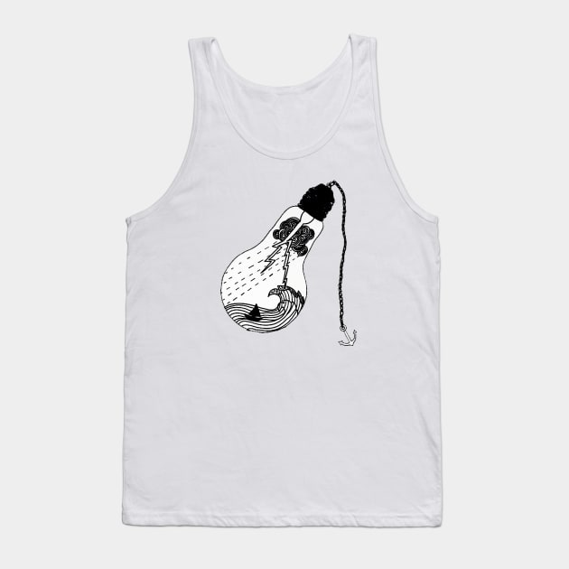 wave in the fluorescent lamps Tank Top by leonymesy